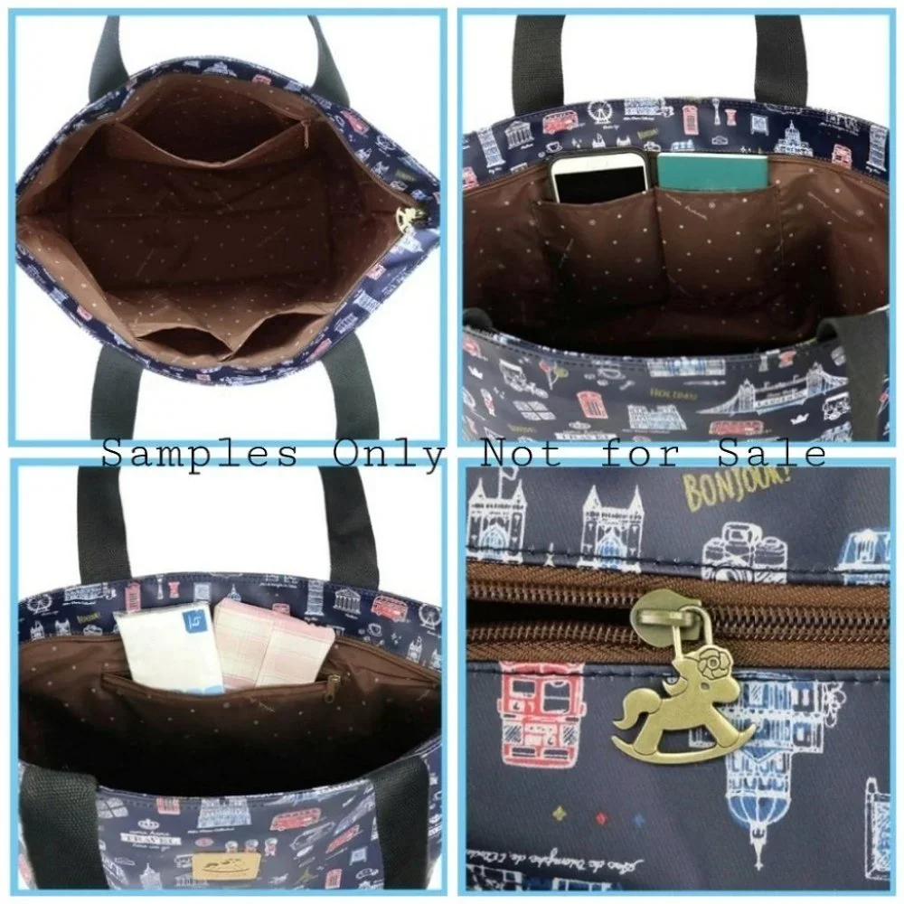 Waterproof Cat Large Travel Tote Shoulder Bag - Picture 2 of 11